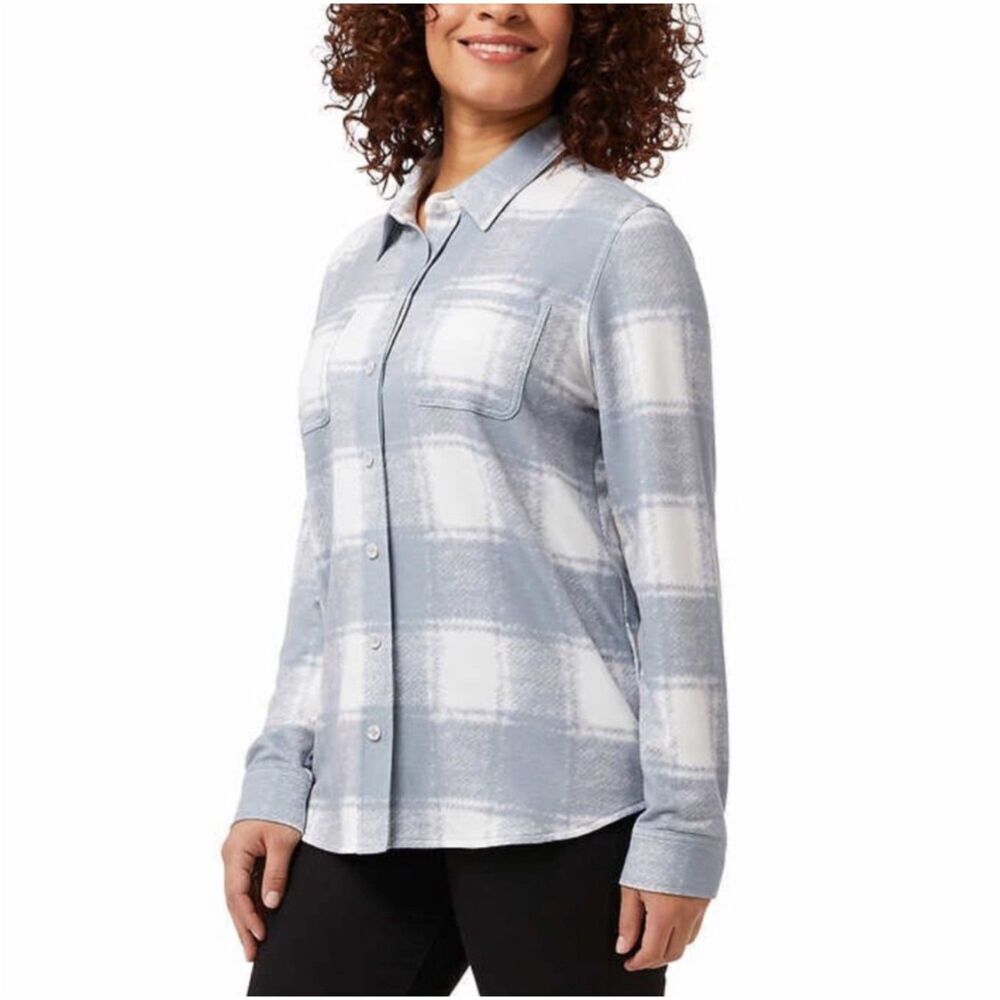 32 Degrees Heat | Ladies Long Sleeve Button Down Flannel Size Small